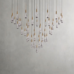 Soltaire Round Chandelier 17", 24", 36", 58"