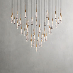 Soltaire Round Chandelier 17", 24", 36", 58"