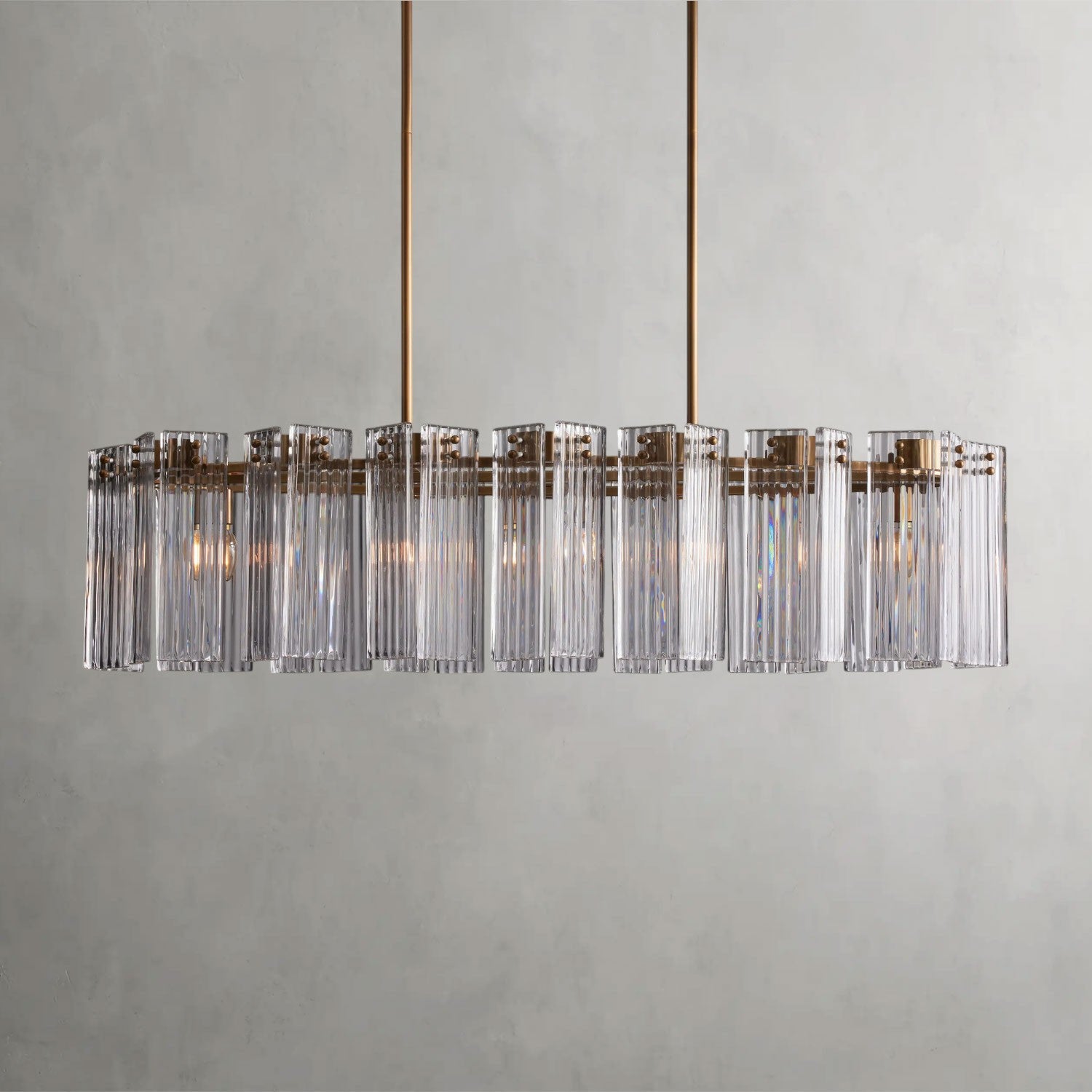 Delsie Oval Chandelier 51", 63", 72"