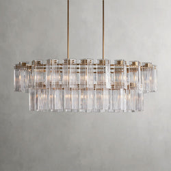 Delsie Oval Chandelier 51", 63", 72"