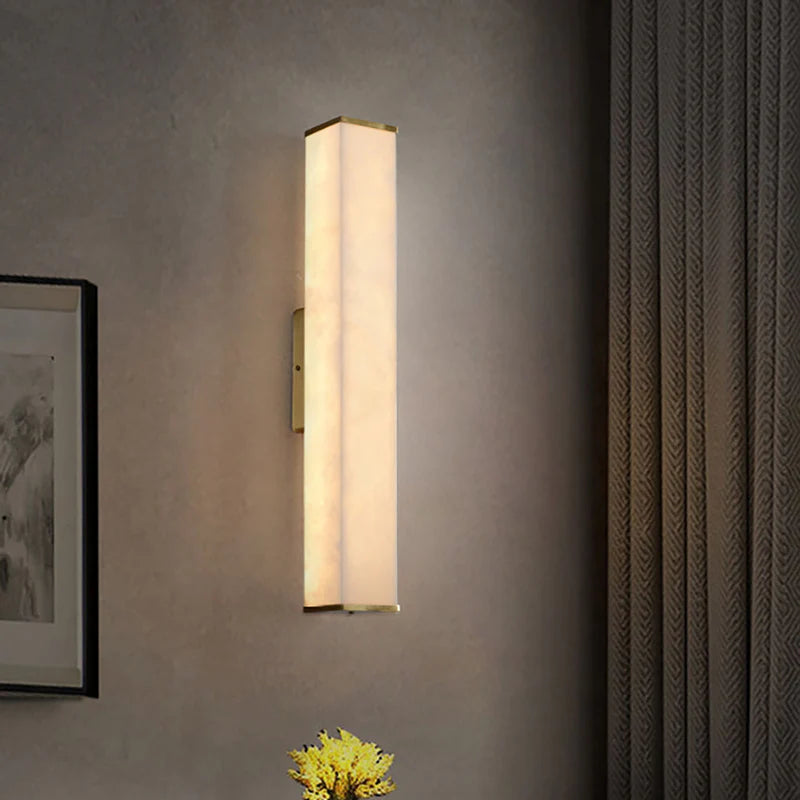 Alabaster Rectangle Wall Sonce