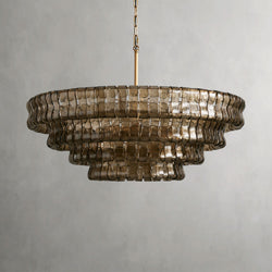 Ghiaccio Round Chandelier 36", 48"