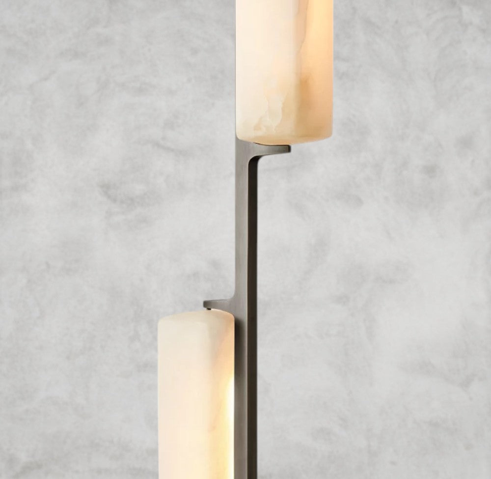 Audubon Alabaster Linear Chandelier 54