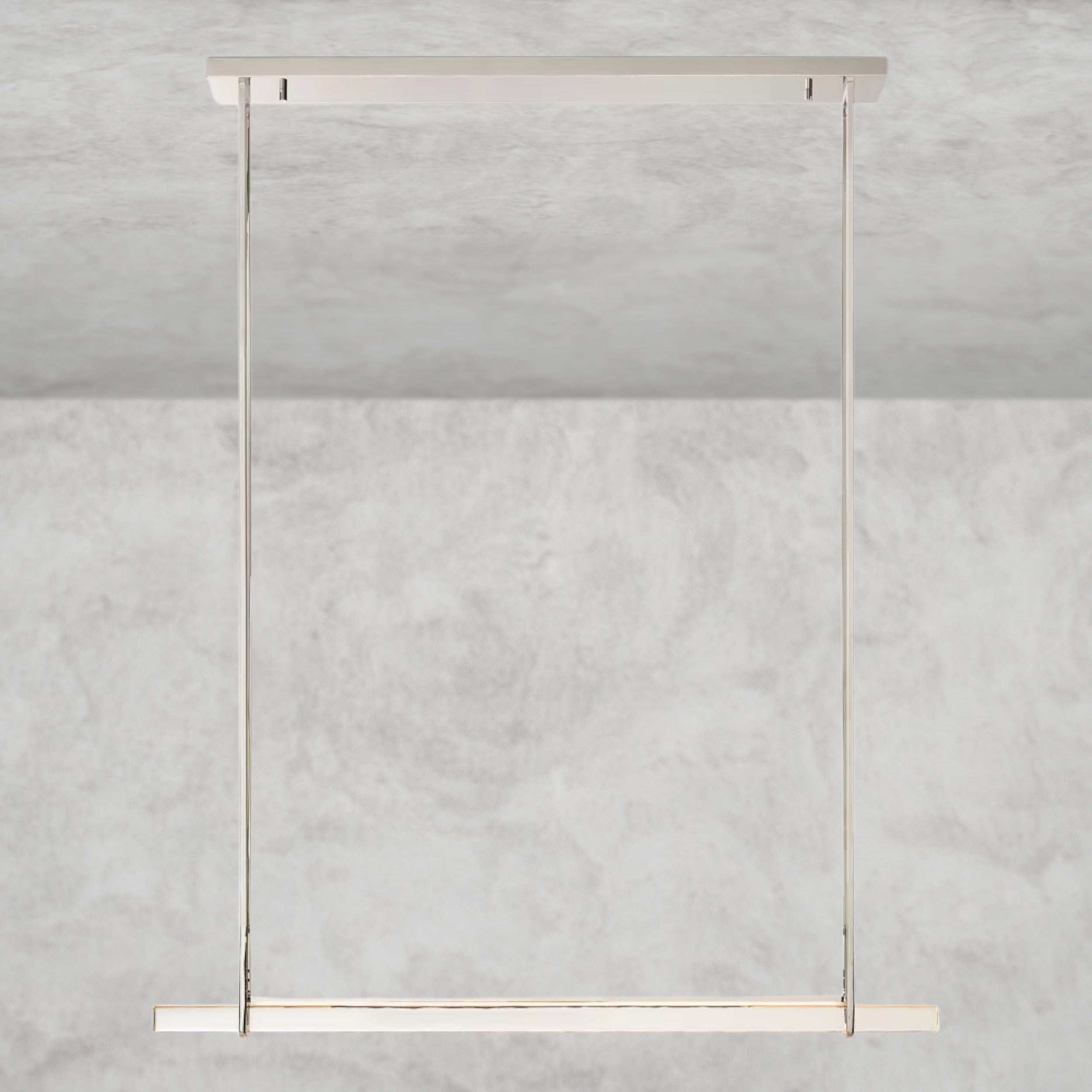 Audubon Crystal Linear Single Bar Chandelier