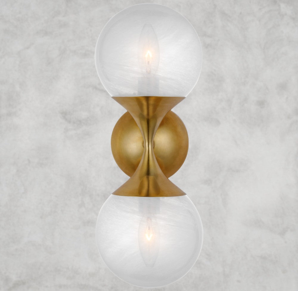 Cristol Small Double Sconce