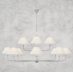 Piaf Two-Tier Chandelier 58", 72"