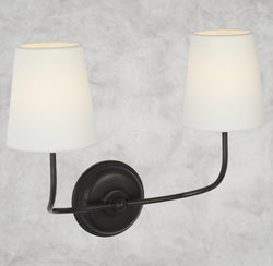 Vendome 16" Cordless Double Sconce