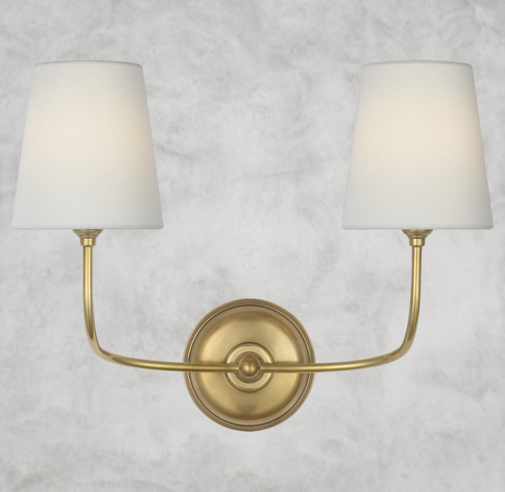 Vendome 16" Cordless Double Sconce