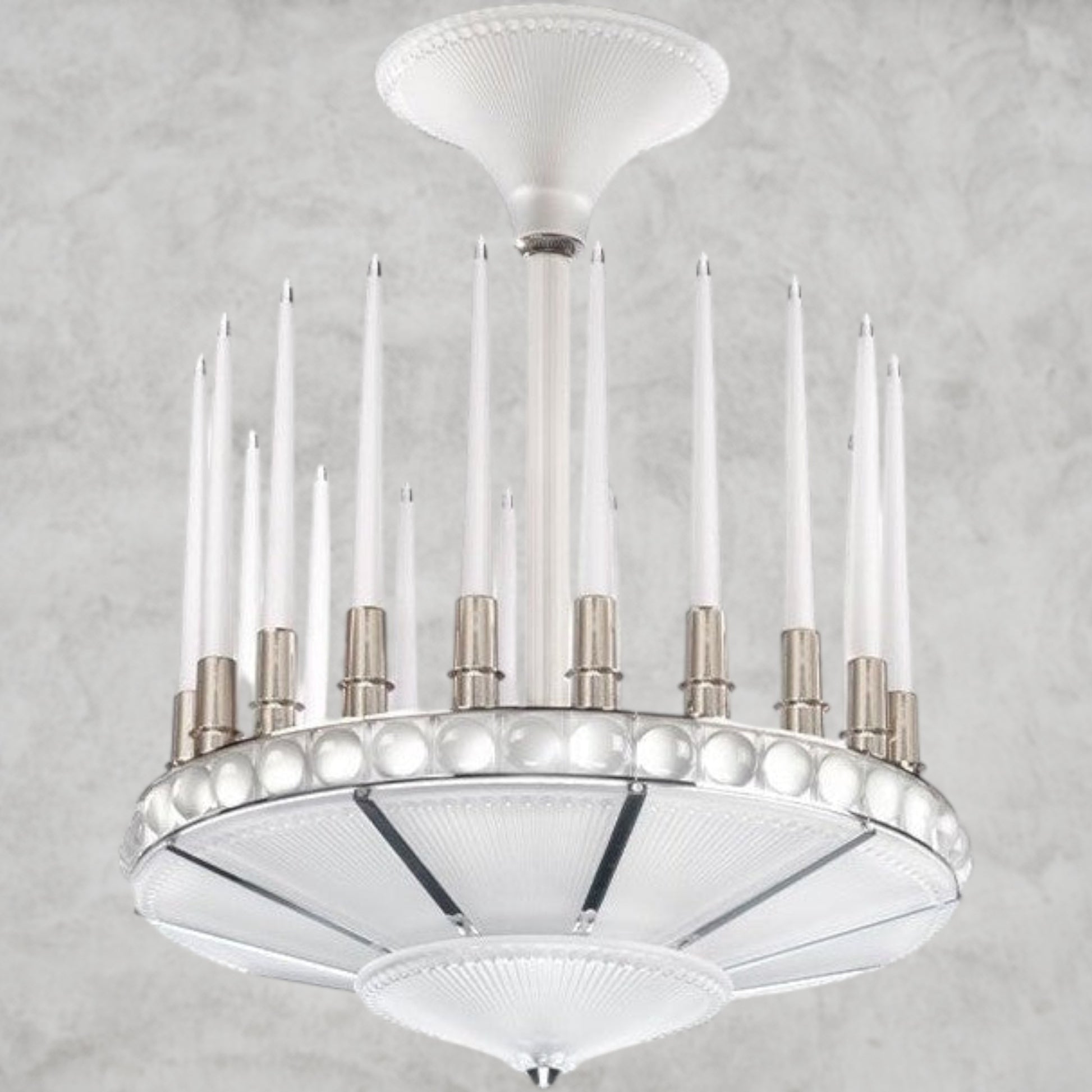 Peres Candles Chandelier 27D"