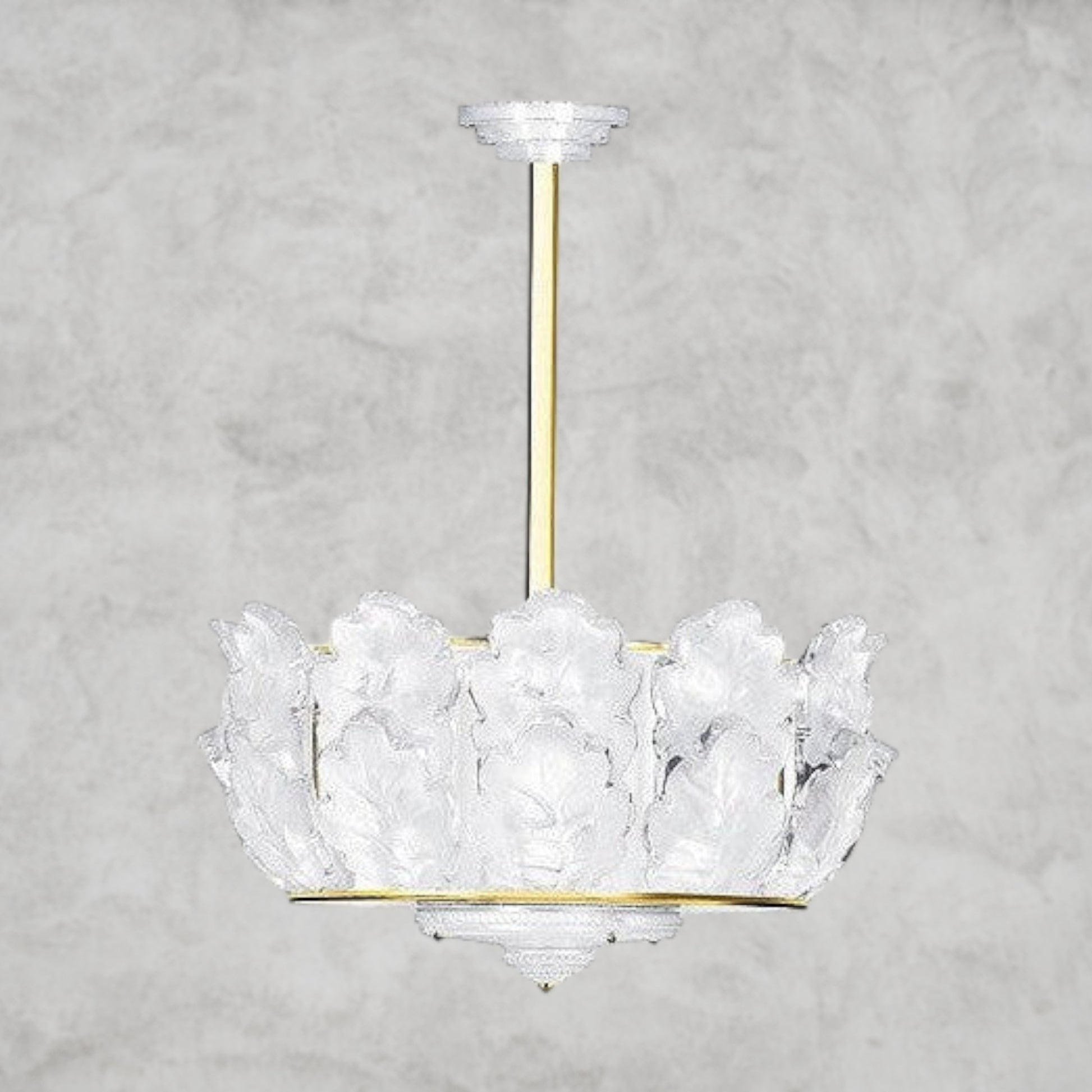 Maple Leaf Crystal Chandelier