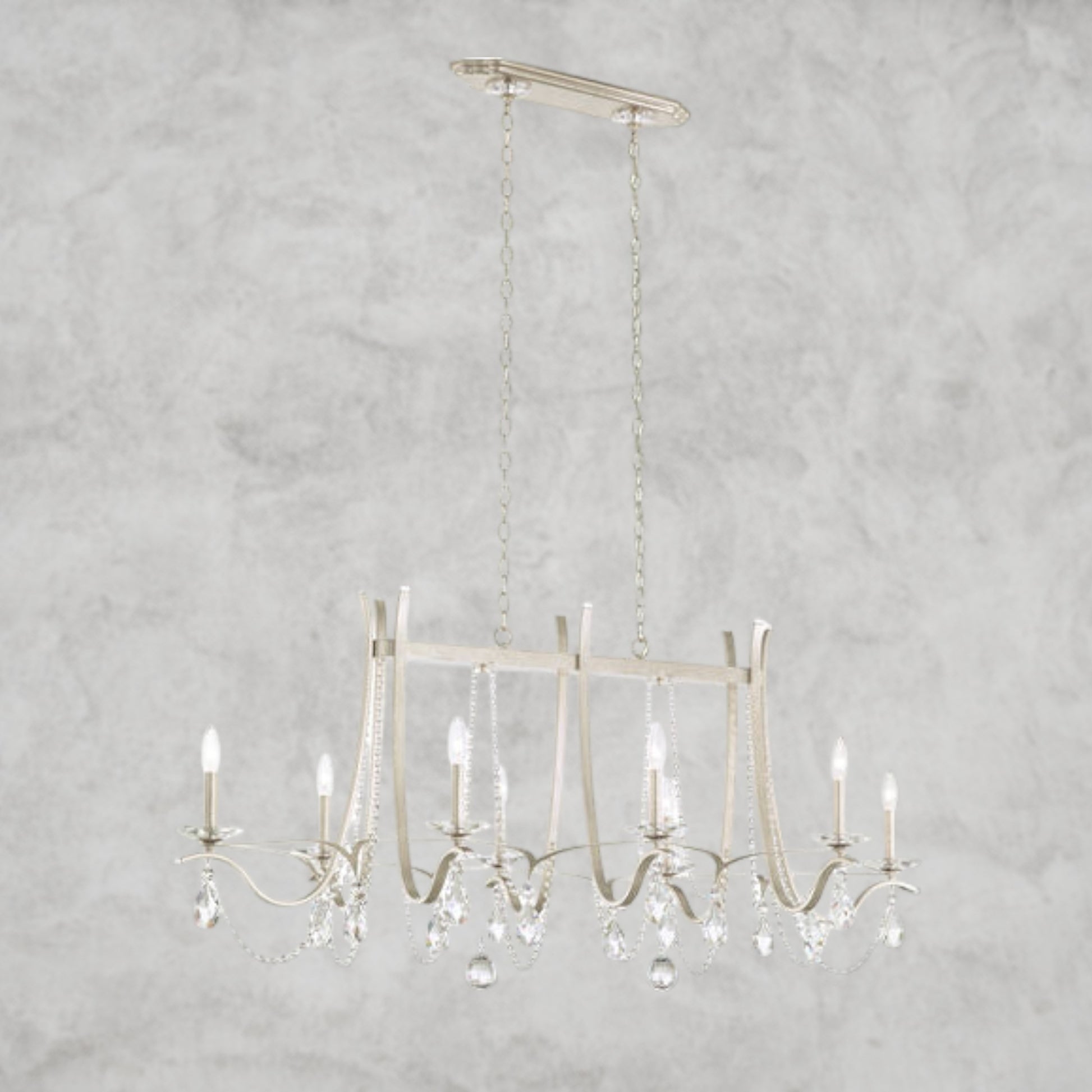 Vesca Long Chandelier 58"