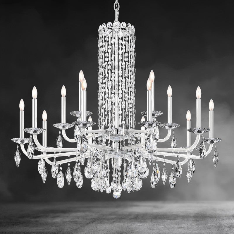 Siena Short Column Crystal Chandelier 41