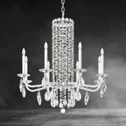 Siena 8-light crystal chandelier30"