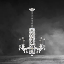 Siena 8-light crystal chandelier30"