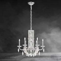 Siena 6-light Crystal Chandelier 24"