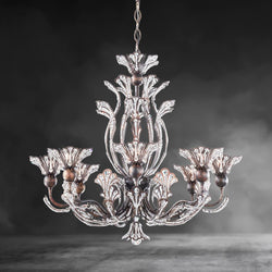 Rivendell 8 Light Crystal Chandelier 26"