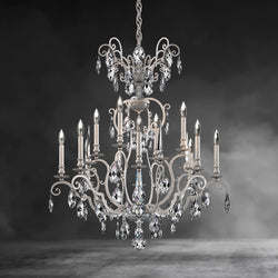 Renaissance Nouveau Chandelier 32"