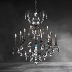 Renaissance Nouveau Chandelier 32"