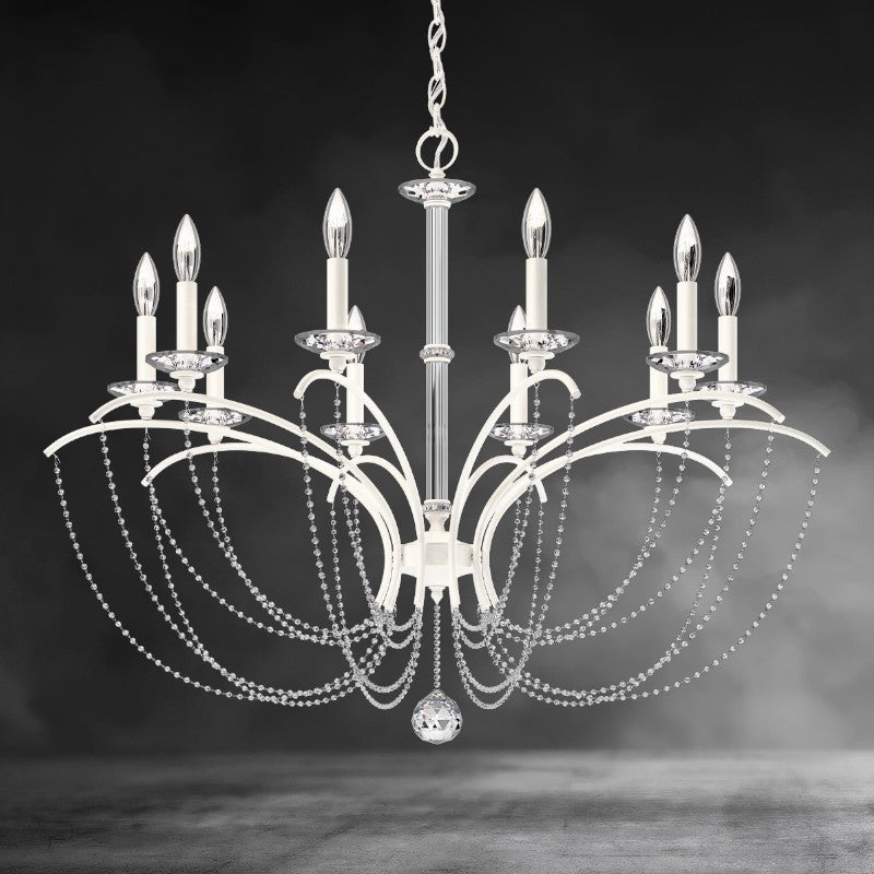 Priscilla Crystal Candlestick Chandelier 36