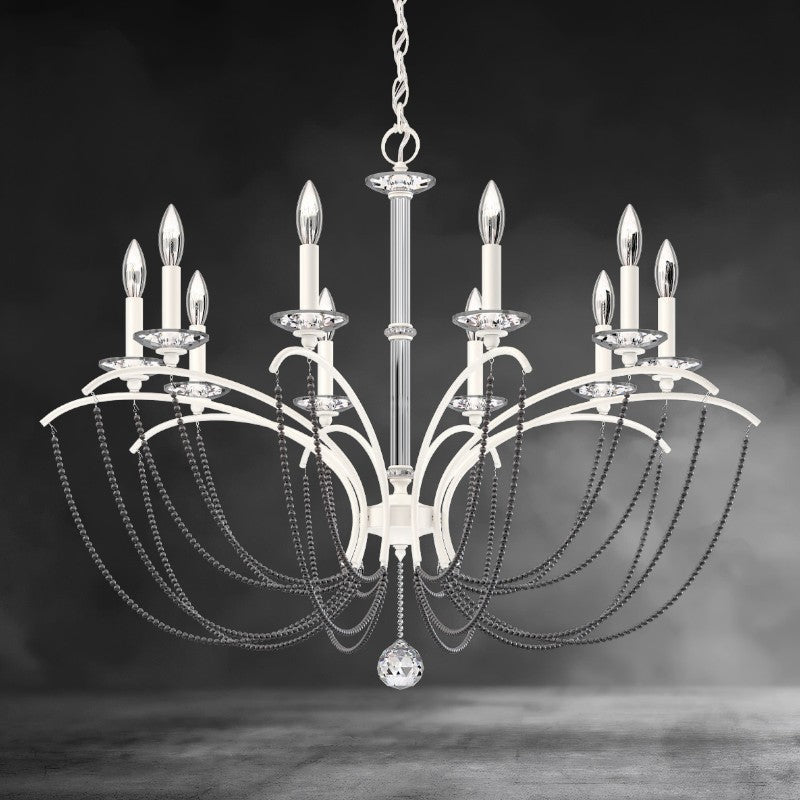 Priscilla Crystal Candlestick Chandelier 36