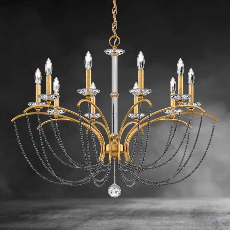 Priscilla Crystal Candlestick Chandelier 36