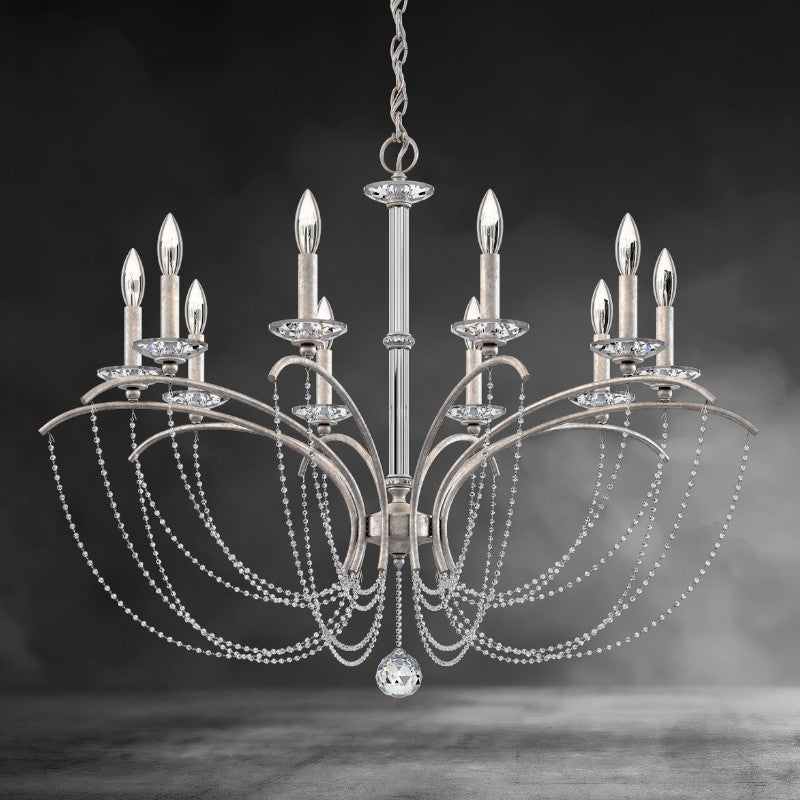 Priscilla Crystal Candlestick Chandelier 36