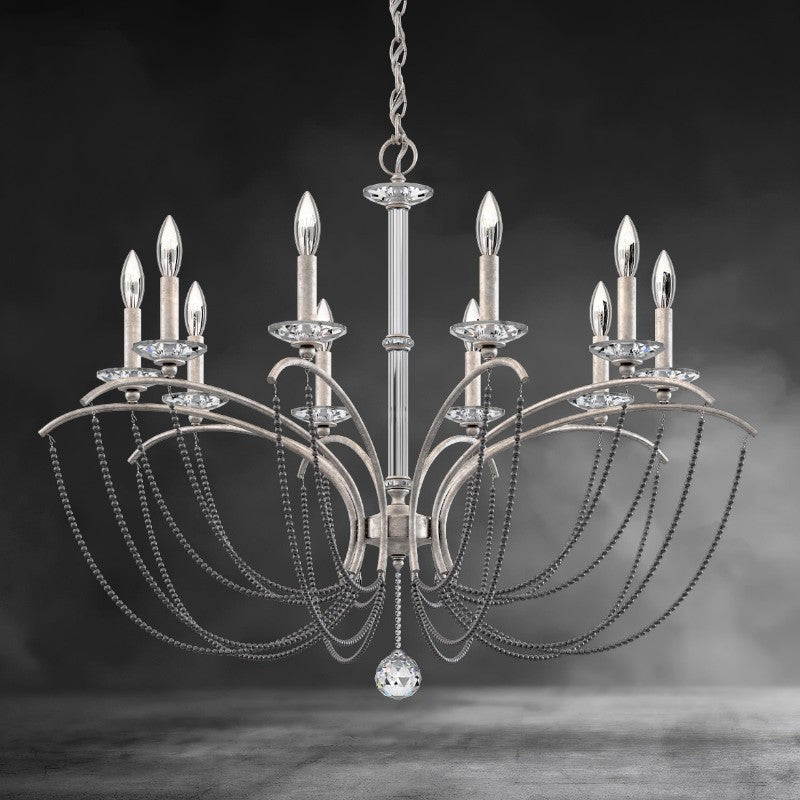 Priscilla Crystal Candlestick Chandelier 36