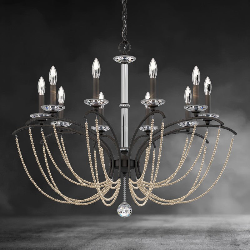 Priscilla Crystal Candlestick Chandelier 36