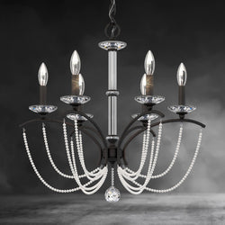 Priscilla Crystal Candlestick Chandelier 23"