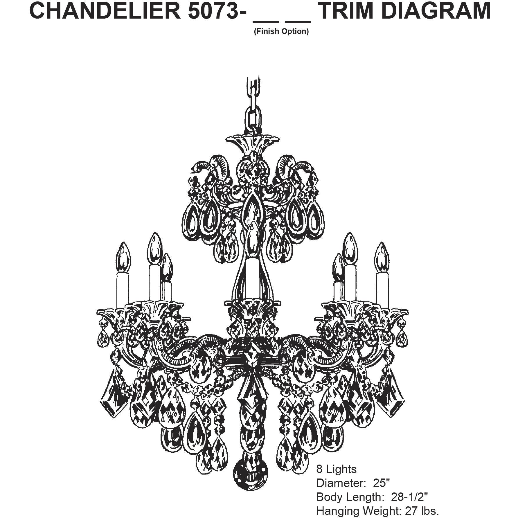 La Scala Chandelier 25