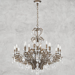 Filigrae Crystal Chandelier39"