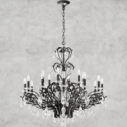 Filigrae Crystal Chandelier39"