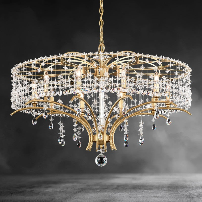 Bella Rose Chandelier 36"