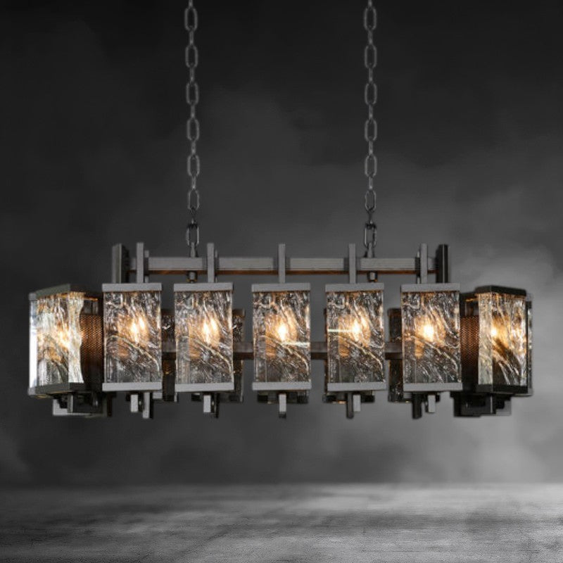 Ice Rectangular Pendant