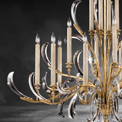 Beveled Arcs 16 - Light Chandelier