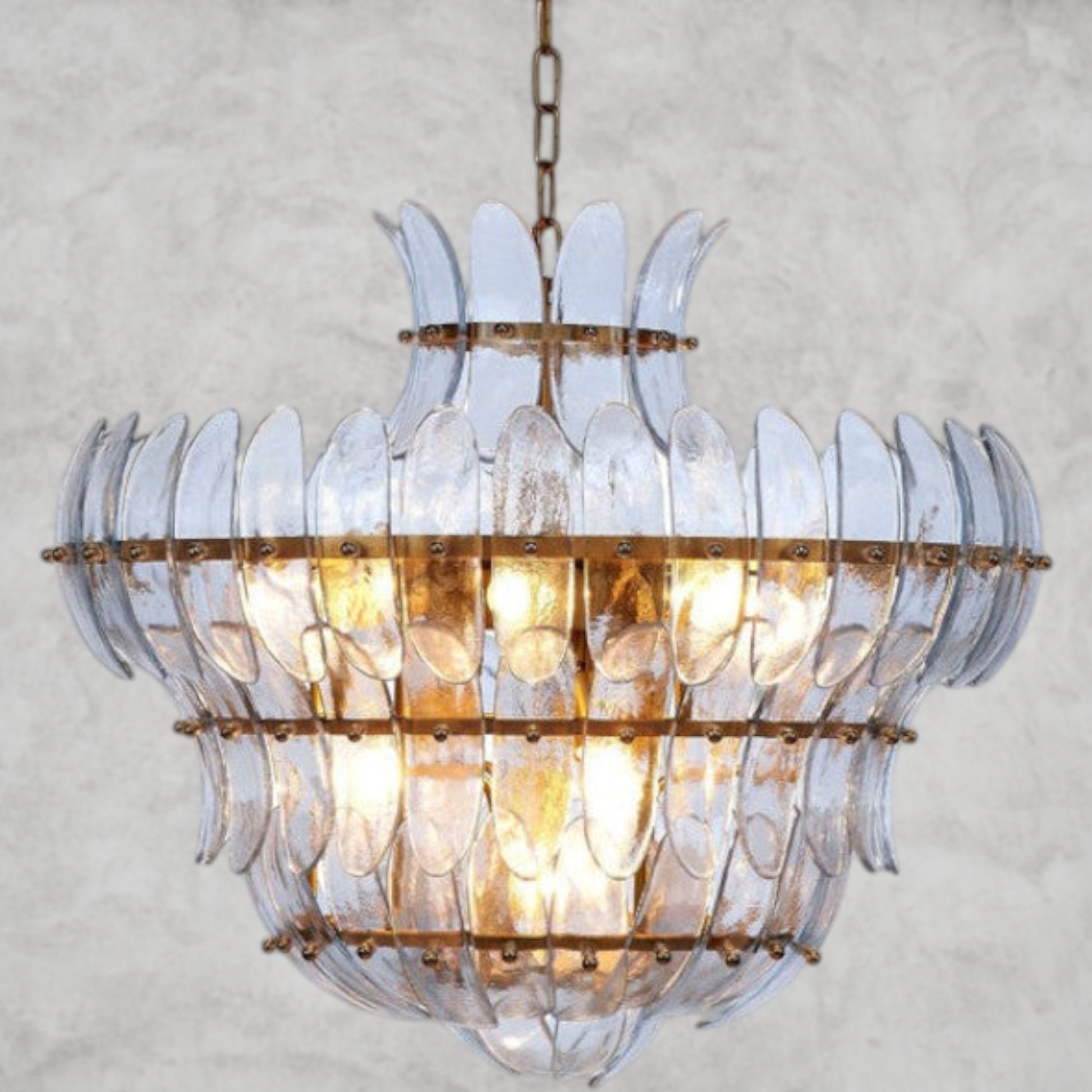 Arcade 10-Light Glass Chandelier