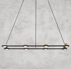 Éclatant Rectangular Chandelier 54", 72"