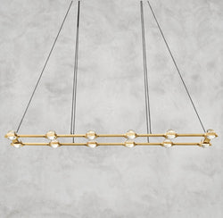 Éclatant Rectangular Chandelier 54", 72"
