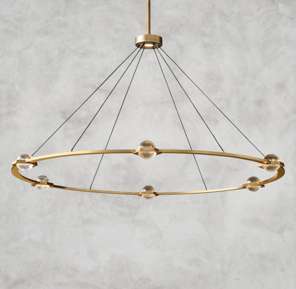 Éclatant Round Chandelier 36", 48", 60", Two-Tied 60"