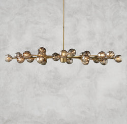 Boule De Cristal Oval Chandelier 72"