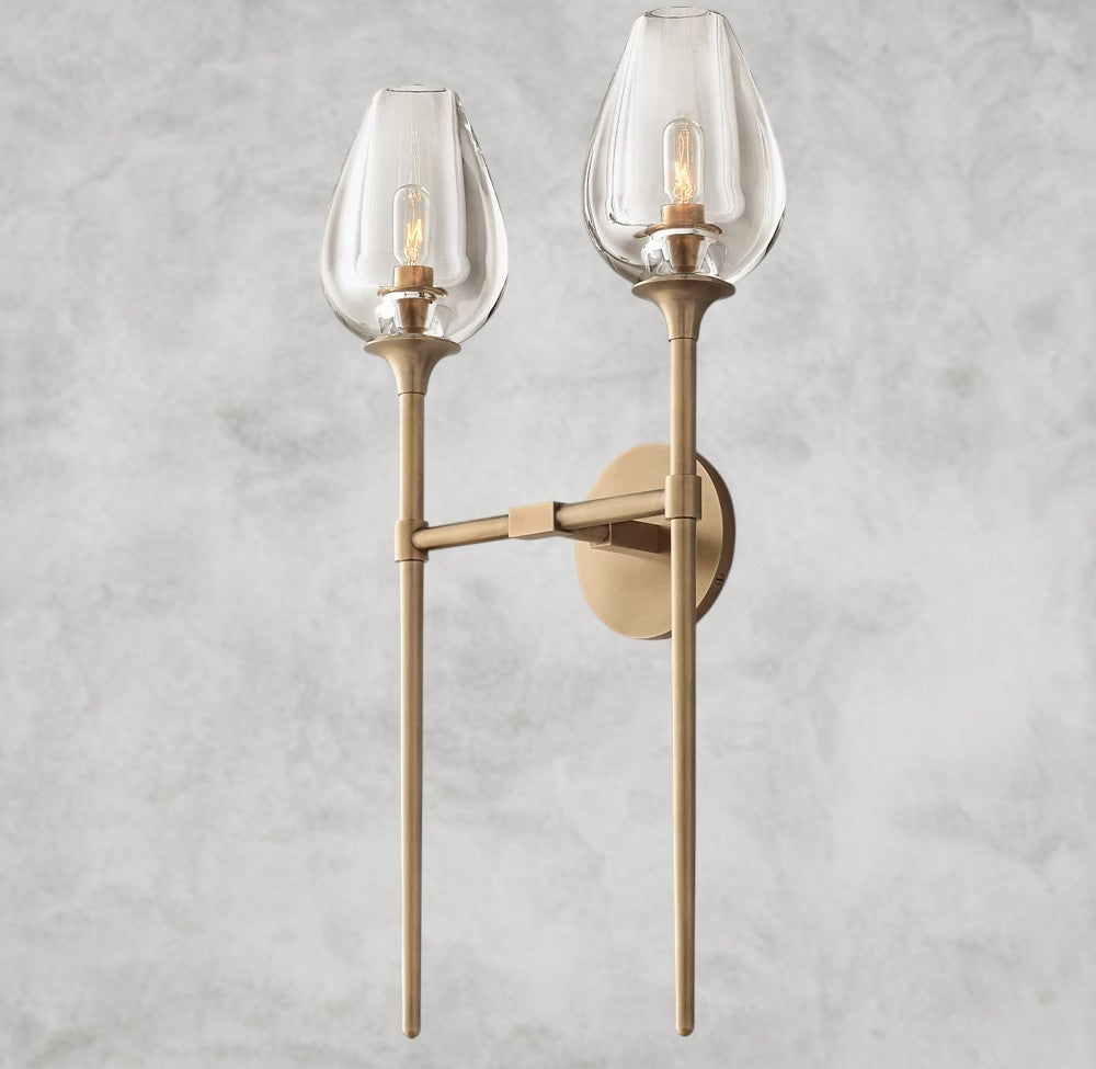 TULIP DOUBLE SCONCE