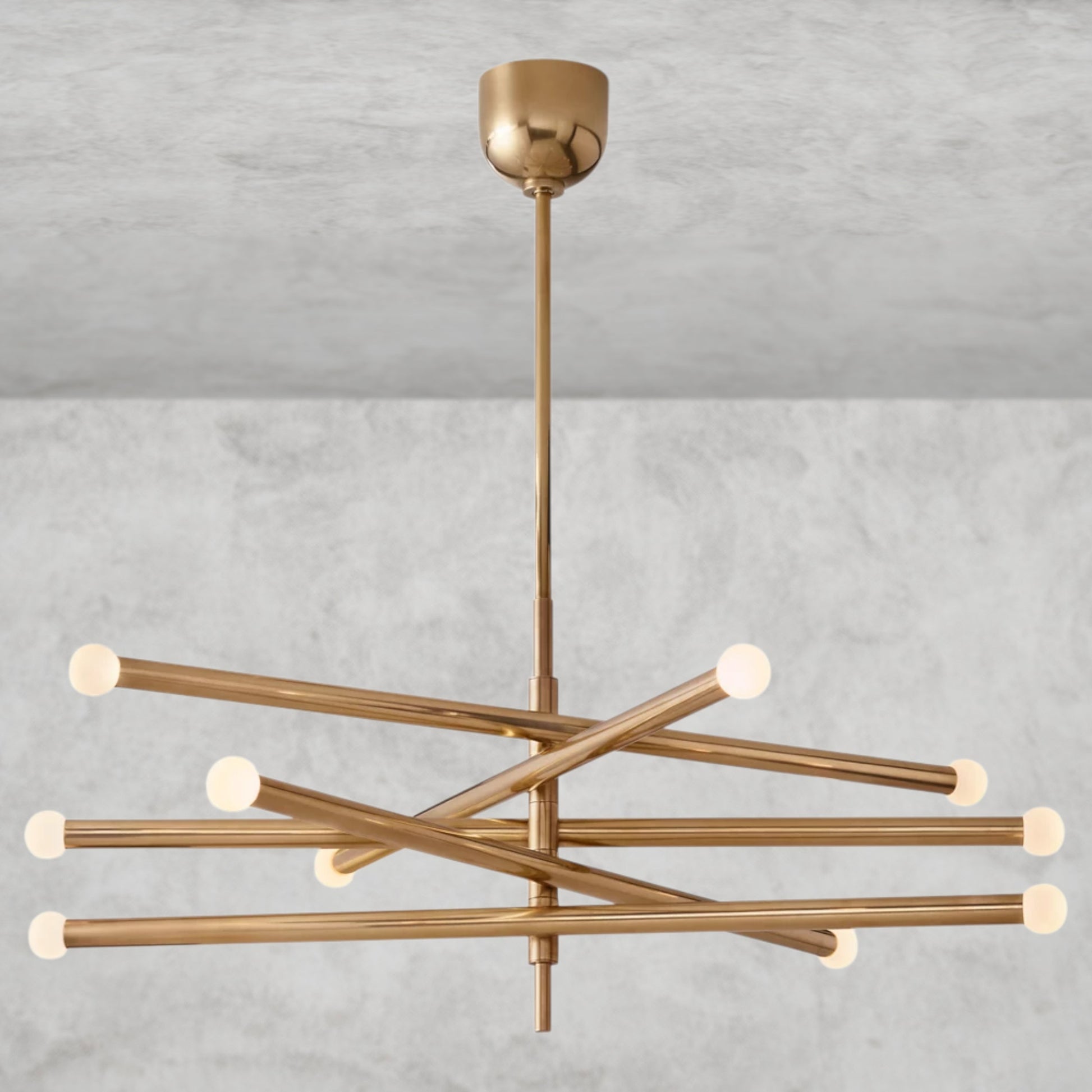ROUSSEAU 10-LIGHT MOBILE ORB CHANDELIER