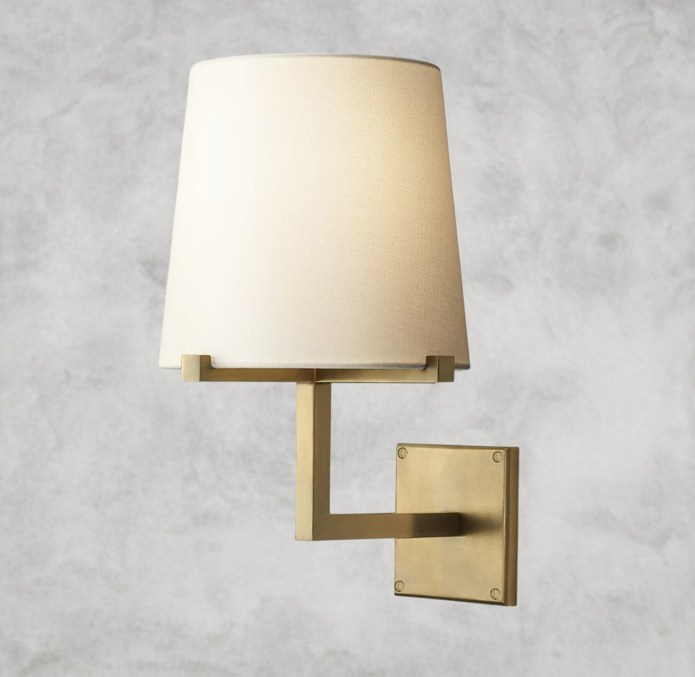 Pauillac Fabric Shade Grand Sconce