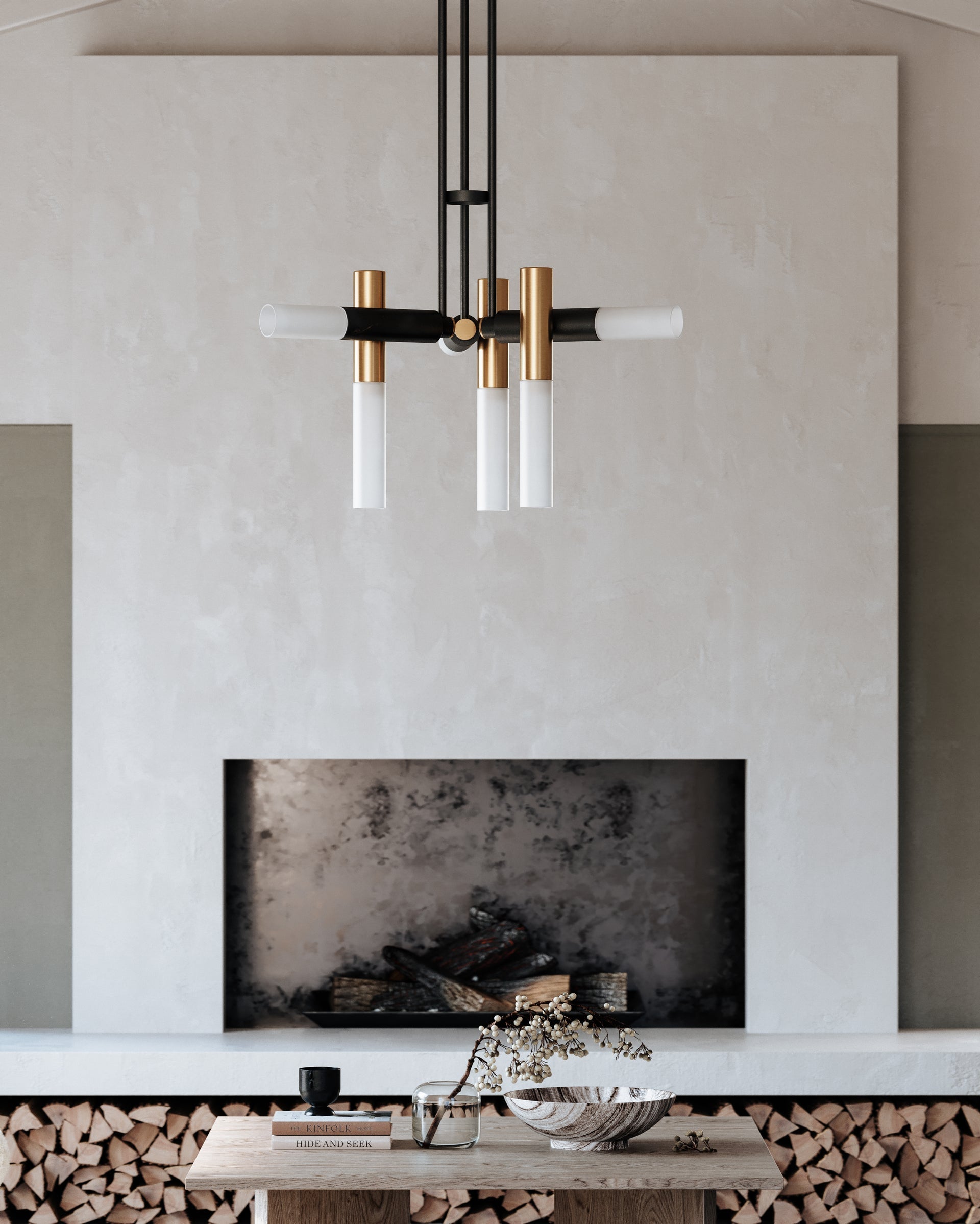 Koa Chandelier