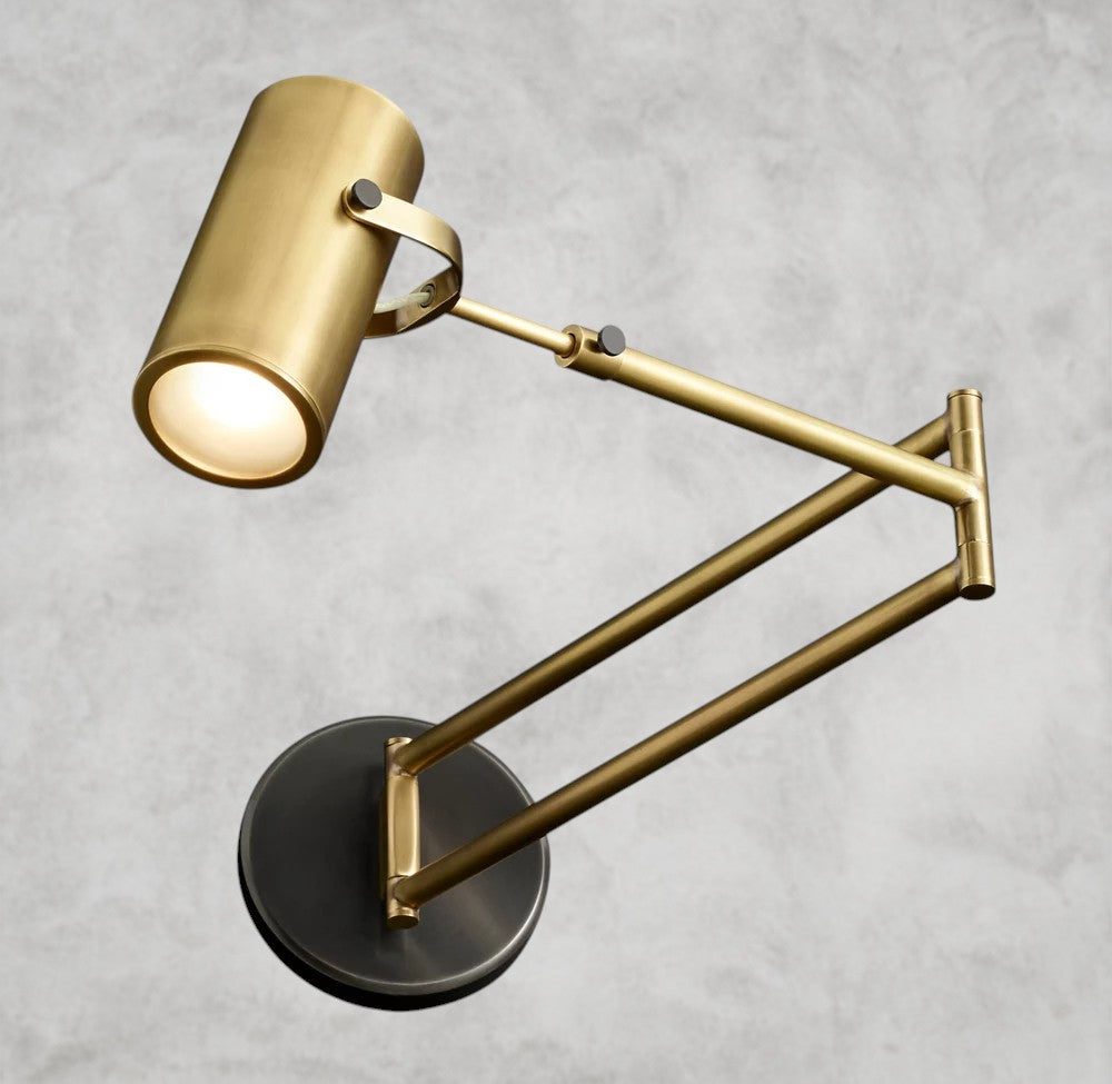 CHAMPEAUX SWING-ARM SCONCE 6"