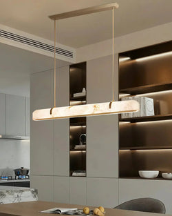 Linear Alabaster Chandelier 35.4", 59.1"