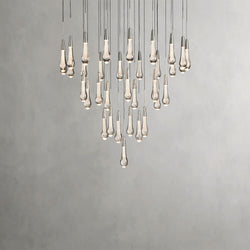 Soltaire Round Chandelier 17", 24", 36", 58"