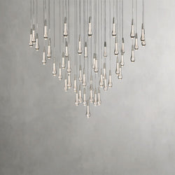 Soltaire Round Chandelier 17", 24", 36", 58"
