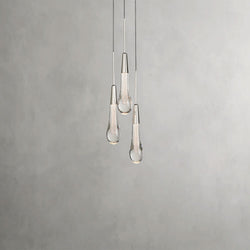 Soltaire Cluster Pendant