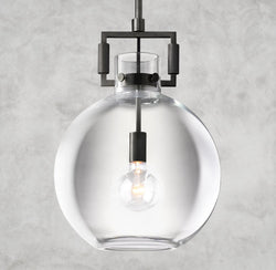 MACHINIST GLASS GLOBE PENDANT 10", 14", 18"